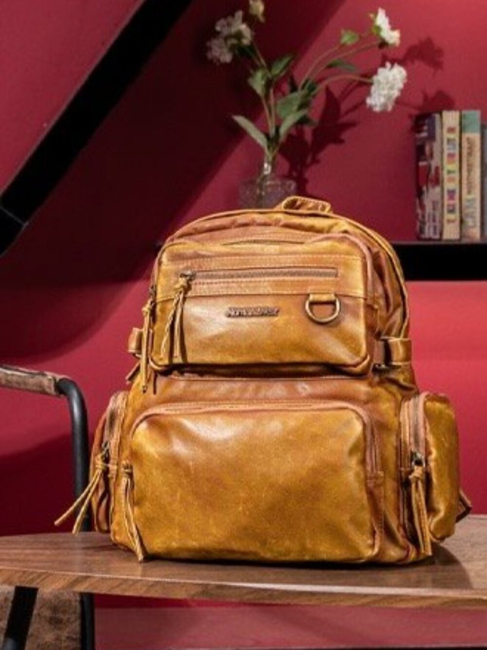 2 backpacks Montana Backpack Looks distressed but came that way. Iu&elle no tags